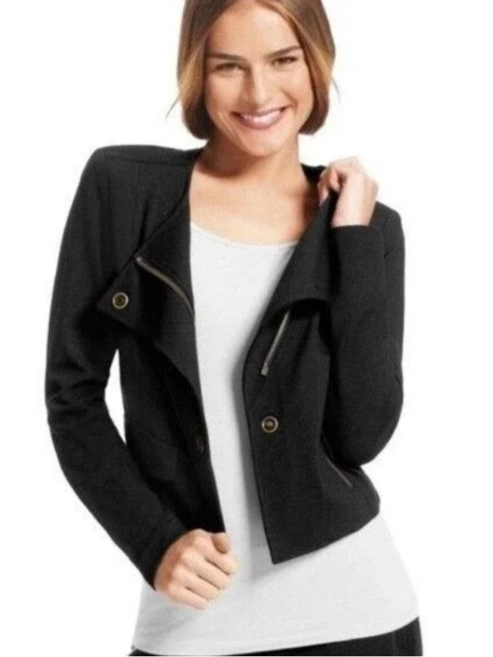 CAbi Women's Black Moto Jacket